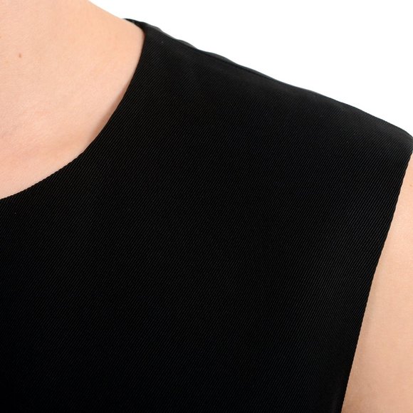 NWT Hugo Boss "Delieta" Wool Black Sheath Dress - Picture 4 of 10